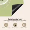 Kiwi - Lijntekening - Minimalistisch - Groen Inductie beschermer vinyl 3mm middel -sfeer4