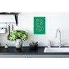 Menu - Quote - Roze Muursticker klein -keuken