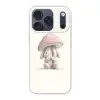 Paddenstoel - Konijn - Roze Telefoonhoesje iPhone 17 Pro klein -3d
