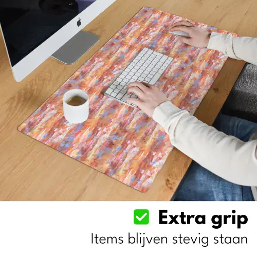 Vloeiend - Olie - Verf - Kleur Muismat XXL klein 681 -sfeer3