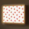 Oranje - Sinaasappel - Bloemetje Light Box met batterij (Wandlamp) middel 907 -z3d_website