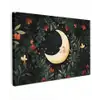 Maan - Bloemen - Nachthemel canvas 2cm klein -z3d