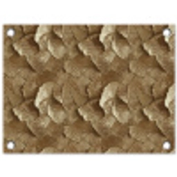 Organisch - Patroon - Bladeren - Goud tuinposter los doek klein 239 -3d