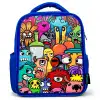 Monster met 1 Oog Kinderrugzak - Blauw middel -3d
