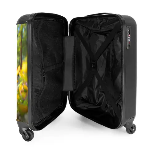 Woutje werkzaam NBS - Handbagage koffer - Unisex middel -binnenkant