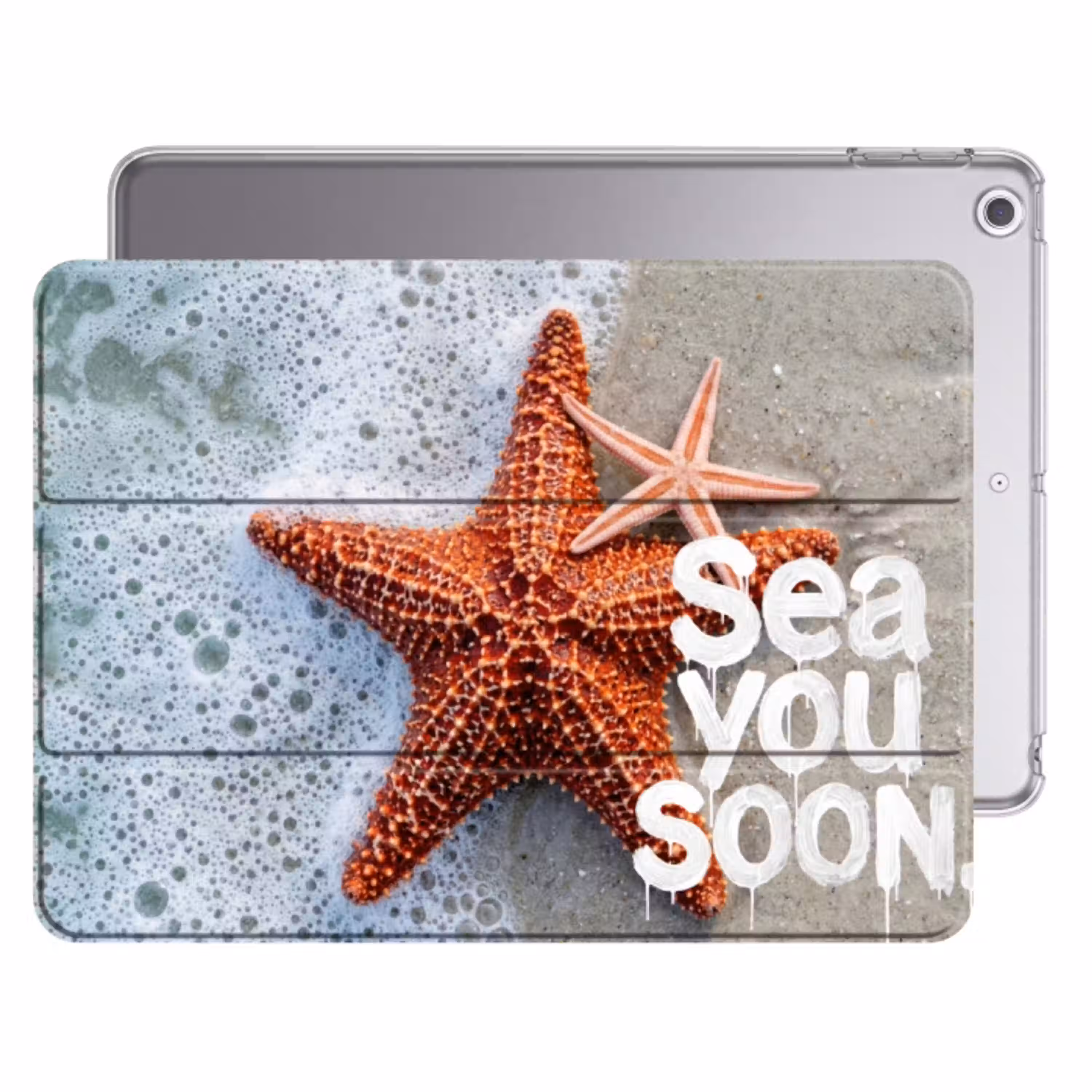 Sea you soon - Zeester - Zee Apple iPad 2017 middel -threedimensional_3d_global