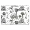 Jungle - Dieren - Grijs Placemat vinyl groot 368 -zzsfeer1_Kitchenyeah-website