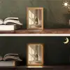 Champagne - Beige - Schaduw - Bubbels Light Box met kabel (Tafellamp) klein -sfeer3