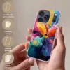 Bloemexplosie - Veelkleurig - Bewegend Telefoonhoesje iPhone 17 Pro klein -sfeer3_NL