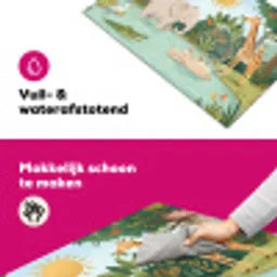 Jungle - Oase - Dieren - Kleurrijk Inductie beschermer vinyl 3mm klein -wsfeer6_website