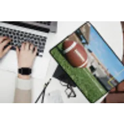 Football - Veld - Stadion - Sport laptophoes neopreen klein -bureau