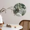 Luxe - Marmer - Groen Wandcirkel kunststof plaat 5mm dik klein -sfeer4