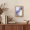 Paars - Modern - Marmer - Abstract Light Box met kabel (Tafellamp) klein -sfeer2