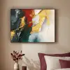 Modern - Kerst - Abstract - Goud Textielframe zwart klein -sfeer1