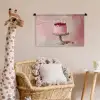 Taart - Pink - Cherry Wandkleed katoen klein -wsfeer5_kind