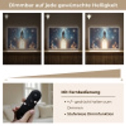 Ruimtevaart - Raket - Space - Sterren Light Box met batterij (Wandlamp kind) middel -USP_dimbaarDE