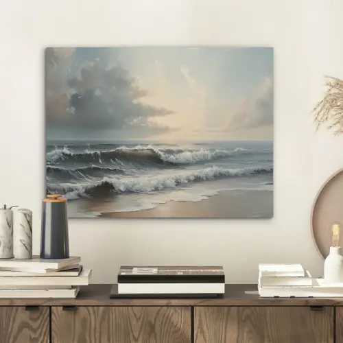 Strand - Zee - Zonsondergang PET vilt klein -sfeer1