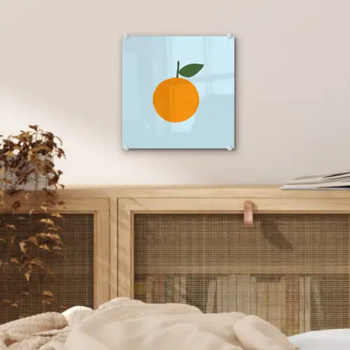 Fruit - Sinaasappel - Oranje plexiglas 5mm klein -sfeer4