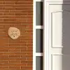 Licht hout - Sierlijk Naambord Organisch middel -sfeer3