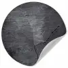 Beton - Zwart - Scheur Wandcirkel behangsticker klein -3d
