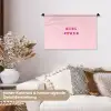 Girl power - Roze - Hartje Wandkleed katoen klein -tsfeer1_DE