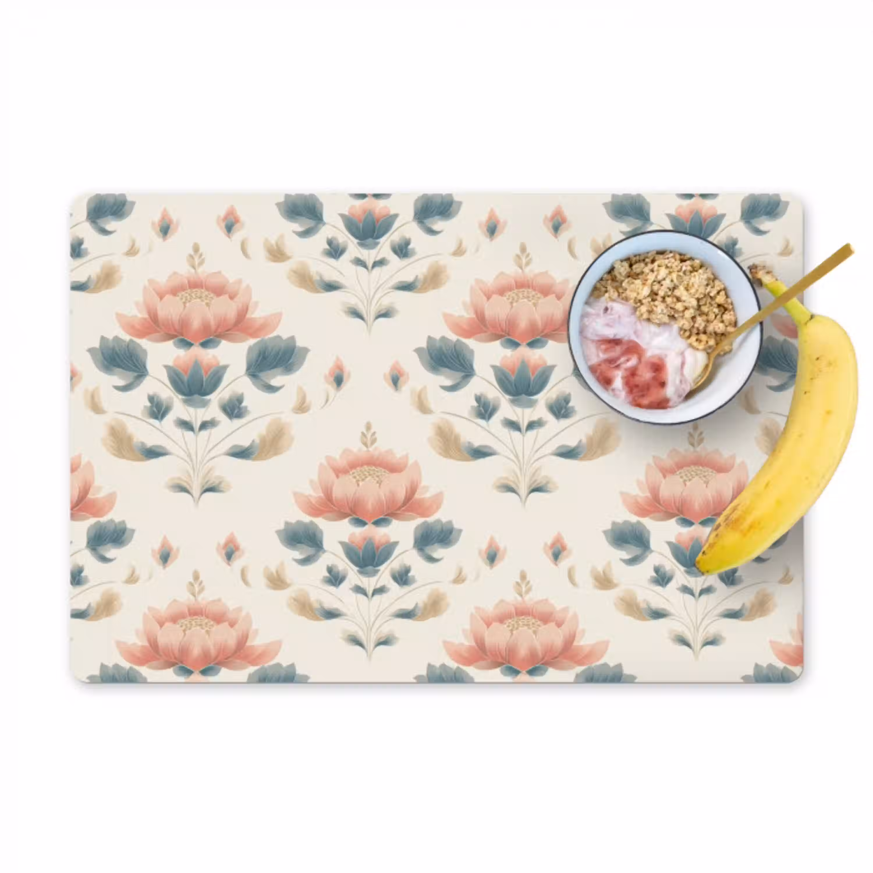 Lotus - Bloemen - Roze Placemat vinyl groot 368 -zzzproduct_Kitchenyeah-website