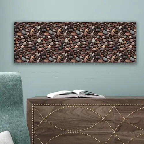 Aardse - Kiezel - Stenen canvas 2cm klein 828 -sfeer4