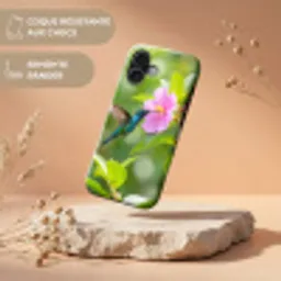 Kolibrie - Bloem - Natuur - Groen Toughcase MagSafe Apple iPhone 17 klein -USP_RandenV_FR
