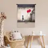 Meisje met ballonnen Wandkleed katoen klein -wsfeer5_kind