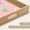 Hart - Snoep - Pastel - Tekst Dienblad Rechthoek middel -USP_HandgreepNL