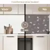 Patronen - Tulpen - Minimalistisch keuken achterwand 2 middel 871 -voor-na2_NL