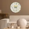 Gieter - Bloemen - Eieren Akoestische PET Vilt - Rond klein -sfeer1