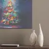 Kerstboom - Kerst - Abstract - Kleurrijk PET vilt klein -sfeer6_closeup