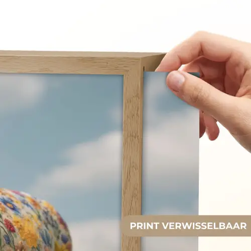 Schaap - Bloemen - Weide Light Box met batterij (Wandlamp) middel -USP_websiteprintNL