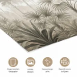 Jungle - Palmbomen - Natuur poster papier klein -closeup_NL