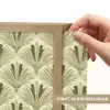 Klassiek - Waaier - Groen Light Box met batterij (Wandlamp) middel 907 -USP_websiteprintNL