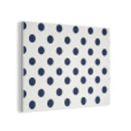Klassiek - Stippen - Blauw PET vilt klein 837 -3d