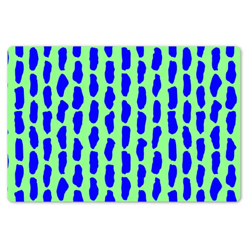 Vlekken - Groen - Blauw - Neon Placemat vinyl groot 368 -zzsfeer1_Kitchenyeah-website