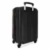 Wit paard omringd door bloemen Koffer - NBS - Handbagage middel -achterkant