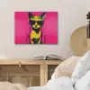 Kat - Art - Zonnebril - Roze PET vilt klein -sfeer3