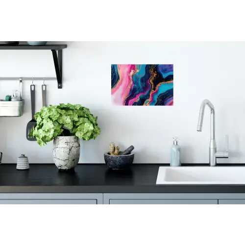 Marmer - Modern - Goud Muursticker klein -keuken
