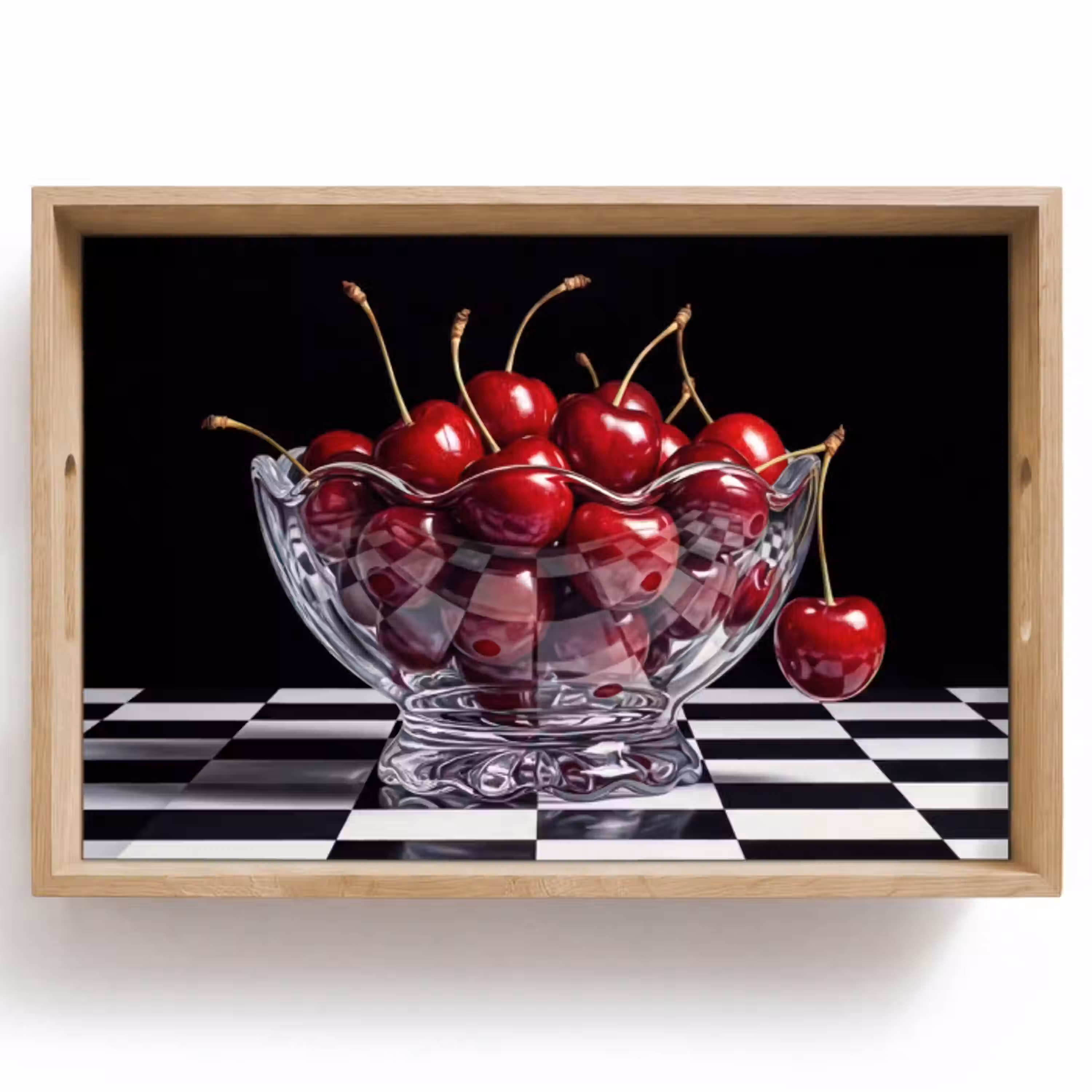 Eten - Kersen - Rood Dienblad Rechthoek middel -z3d_shopping