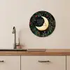 Maan - Quote - Bloemen - Sterren KitchenYeah - Keuken - Wandcirkel Forex klein -sfeer3