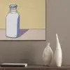 Glazen - Fles - Illustratie - Melk PET vilt klein -sfeer6_closeup