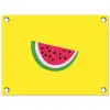 Fruit - Watermeloen - Geel tuinposter los doek klein -3d