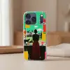 Vrouw - Keuken - Katten - Doorkijk Telefoonhoesje iPhone 17 Pro klein -sfeer2