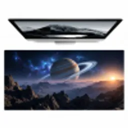 Fantasy - Kosmos - Landschap Muismat XXL klein -zzz3d