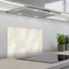 Bladeren - Beige - Wit - Botanisch - Natuur keuken achterwand spatscherm klein -3d_schuin