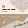 Lijnen - Waaier - Beige Inductie beschemer met haakjes klein 777 -ky-schoon-nl
