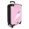 Summer memories - Schelpenkunst op roze NBS - Handbagage koffer - Kinderen Unisex middel -productfoto_3d